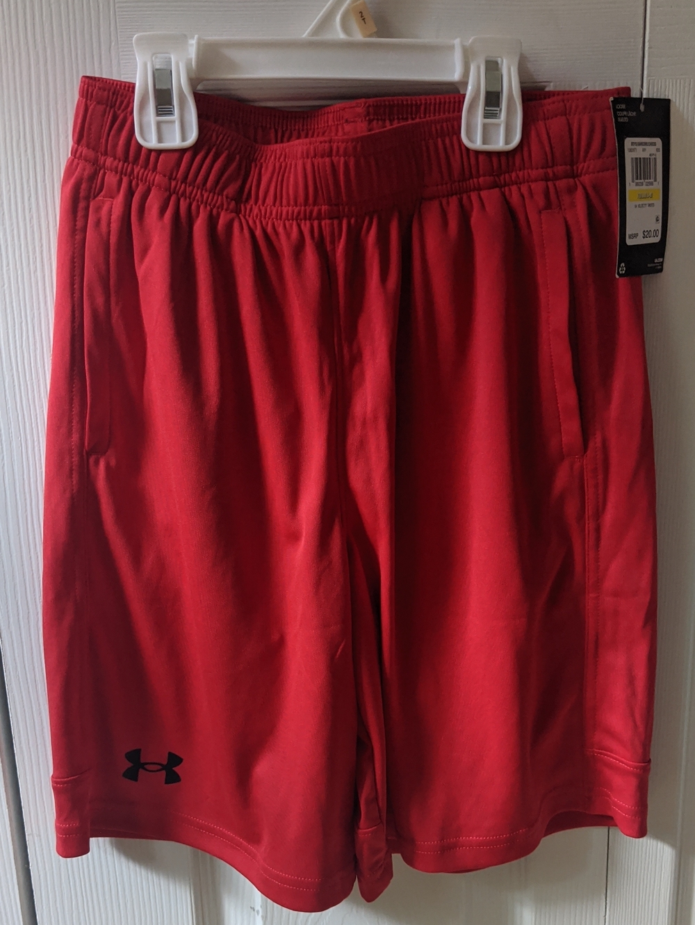 Under Armour Red Boys Performance Shorts